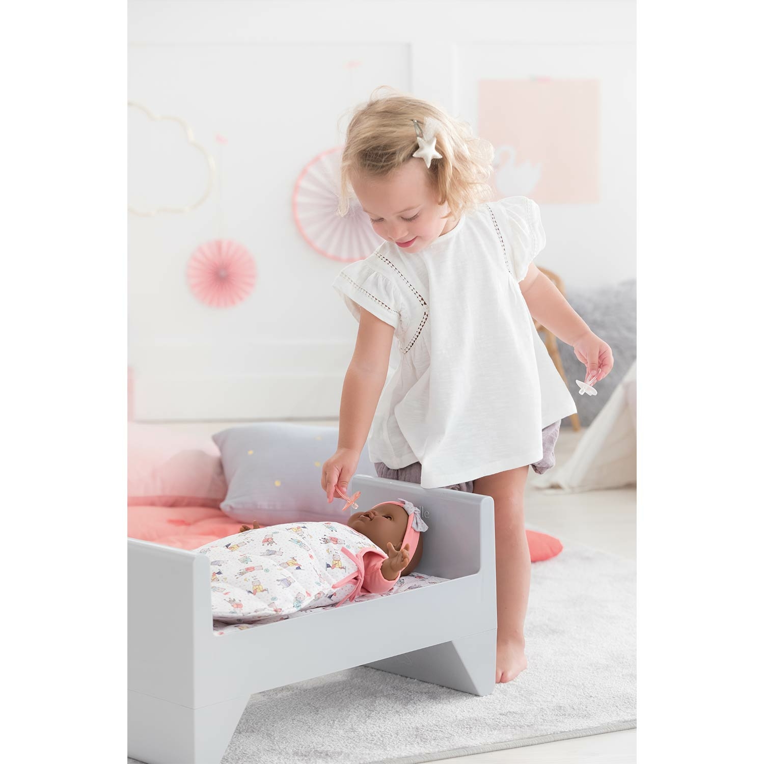 Poupon corolle 42 cm lila outlet